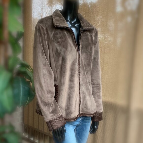 Pendleton Velour Satin Trim Jacket Sz L - Picture 2 of 16